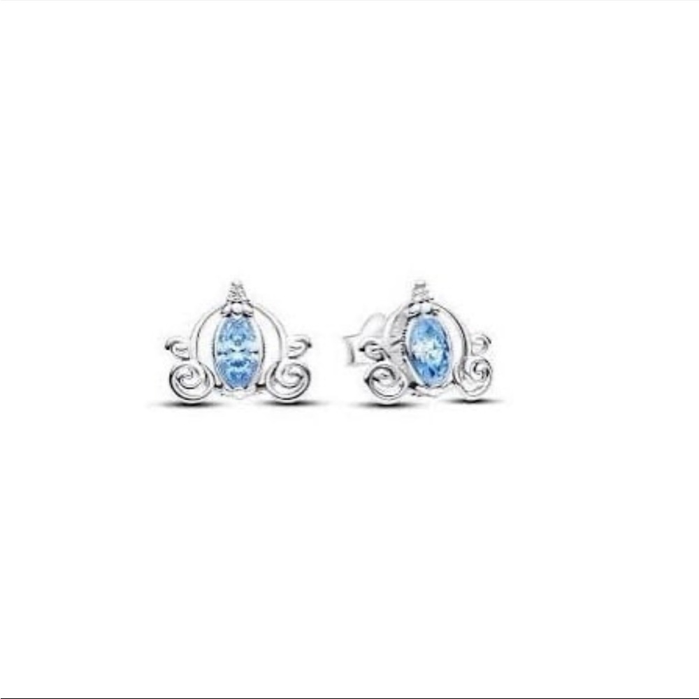 NEW PANDORA Disney Cinderella's Carriage Stud Earrings